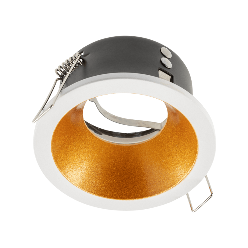 Світильник врізний точковий GTV ELVA, IP54, Ø85x45mm, білий/мідь (OP-ELVAOBM-13) Світильник врізний точковий GTV ELVA, IP54, Ø85x45mm, білий/мідь (OP-ELVAOBM-13)