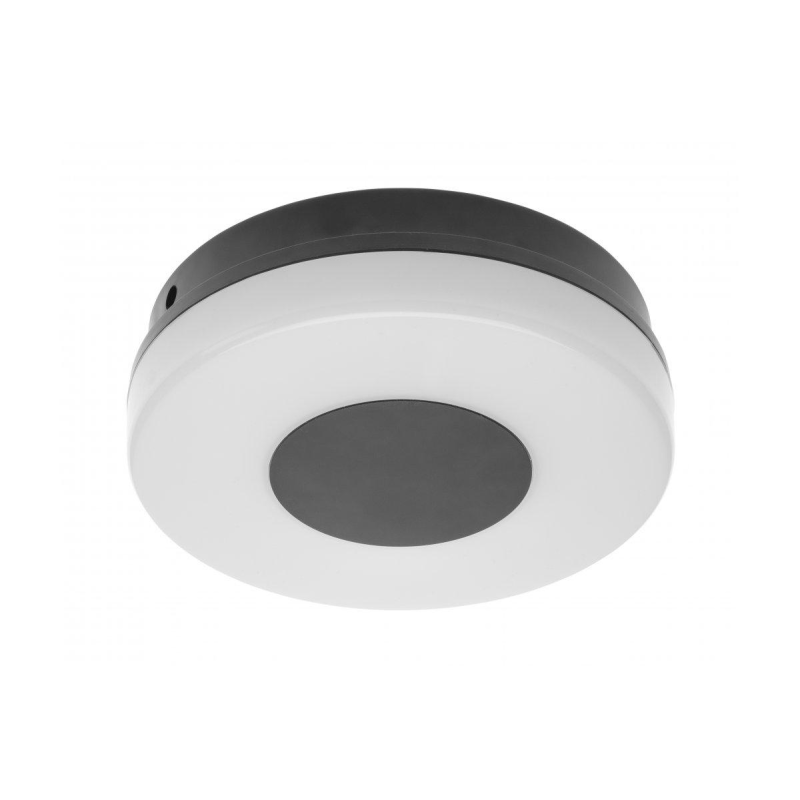 Світлодіодний світильник GTV TWIST, 10W, 750Lm, 175-250AC, Ra>80, IP65, IK08, 4000K, круглий, чорний Світлодіодний світильник GTV TWIST, 10W, 750Lm, 175-250AC, Ra>80, IP65, IK08, 4000K, круглий, чорний