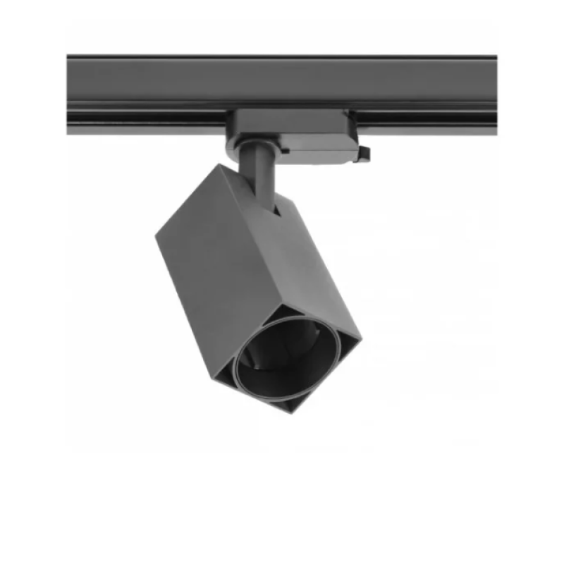 Світильник GTV трековий 1-фазний, LIMA, GU10, max.20W, IP20, квадратний, чорний (XLT-LMAGU10KC-NB) Світильник GTV трековий 1-фазний, LIMA, GU10, max.20W, IP20, квадратний, чорний (XLT-LMAGU10KC-NB)