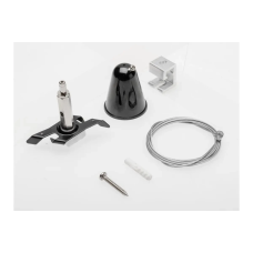 Комплект стельового кріплення GTV Eazy Click з тросиком 1.5м, чорний