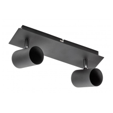 Світильник GTV VENETO, IP20, max.20W, 2xGU10, круглий, чорний (OS-VEN20WO2-10)