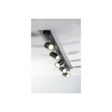 Світильник GTV VENETO, IP20, max.20W, 5xGU10, круглий, чорний (OS-VEN20WO5-10)