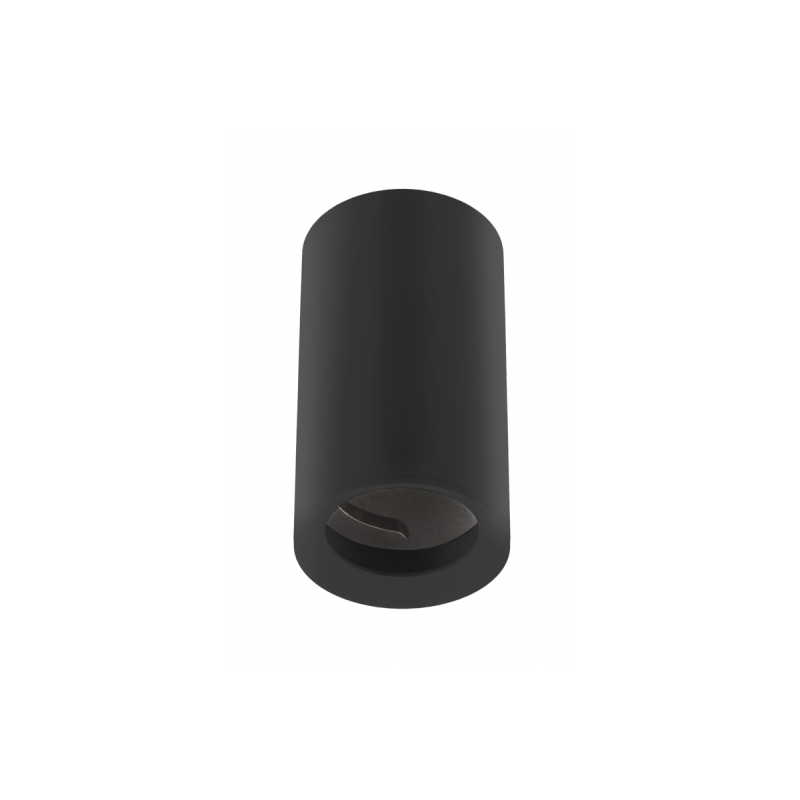 Світильник стельовий GTV TIPO, алюміній, 65x115, IP20, max 50W, круглий, чорний