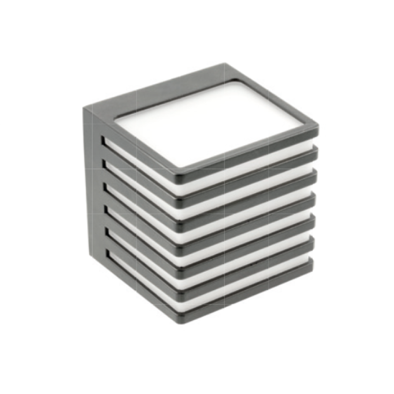 Світильник GTV SIROLO 10W, IP54, 4000K, сірий Світильник GTV SIROLO 10W, IP54, 4000K, сірий