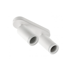 Світильник подвійний GTV SOLIS, алюміній, 55x100мм, IP20, 2*GU10, макс. 50 Вт, макс. 250В, 50/60Гц, білий