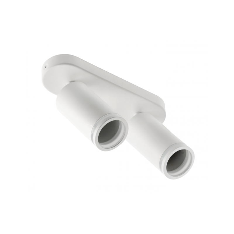 Світильник подвійний GTV SOLIS, алюміній, 55x100мм, IP20, 2*GU10, макс. 50 Вт, макс. 250В, 50/60Гц, білий Світильник подвійний GTV SOLIS, алюміній, 55x100мм, IP20, 2*GU10, макс. 50 Вт, макс. 250В, 50/60Гц, білий