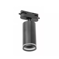Світильник GTV трековий 1-фазний, SOLIS, GU10, max.20W, IP20, круглий, чорний (XLT-SOL-GU10-10)