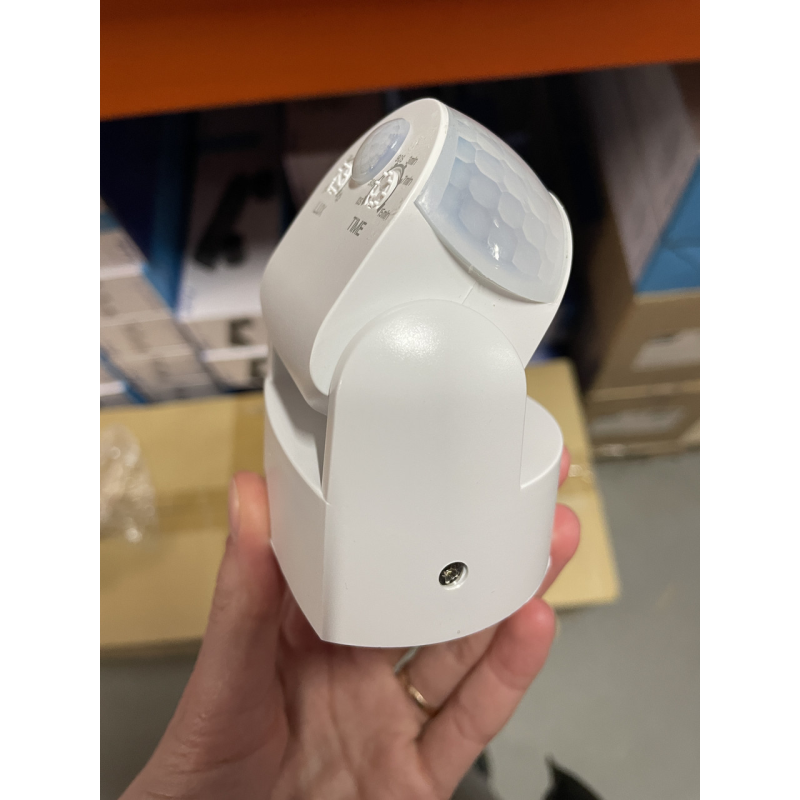 Датчик руху GTV CR-9 mini, max.1200W, 180°/360°, R12м, IP65, білий (CR-CR9M00-00)