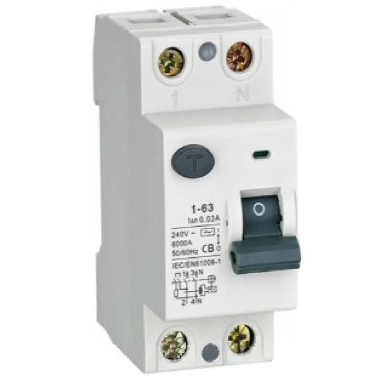 Пристрій Захисного Відключення Sp-Re 2P 16А 30Ма Тип Ac ENERGIO Пристрій Захисного Відключення Sp-Re 2P 16А 30Ма Тип Ac ENERGIO