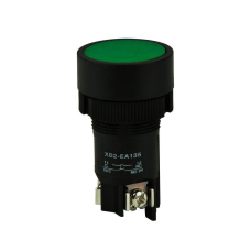 Кнопка Lay5-Eh135 Пуск З Фіксацією Зелена No+Nc ENERGIO