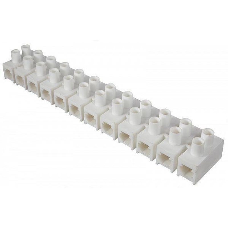 Клемна Колодка Зажимна 12.35 80A H-Подібна Pp Біла ENERGIO Клемна Колодка Зажимна 12.35 80A H-Подібна Pp Біла ENERGIO