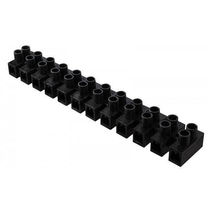 Клемна Колодка Зажимна 12.12 16A H-Подібна Pp Чорна ENERGIO