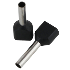 Наконечник Ізольований Втулковий Te 2Х0.5мм2 10мм Чорний (100Шт) ENERGIO