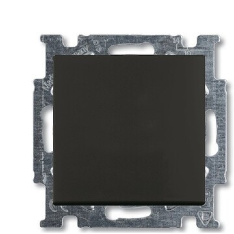 Вимикач одноклавішний перехресний ABB Basic55 чорний шато 2006/7 UC-95-507