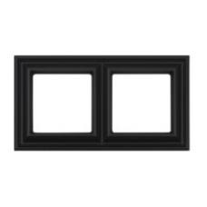 Рамка 2 пост JUNG ECO PROFI DECO Чорний матовий