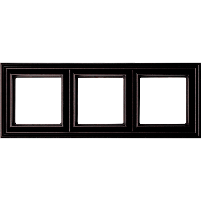 Рамка 3 пост JUNG ECO PROFI DECO Чорний матовий EPD483SWM Рамка 3 пост JUNG ECO PROFI DECO Чорний матовий EPD483SWM