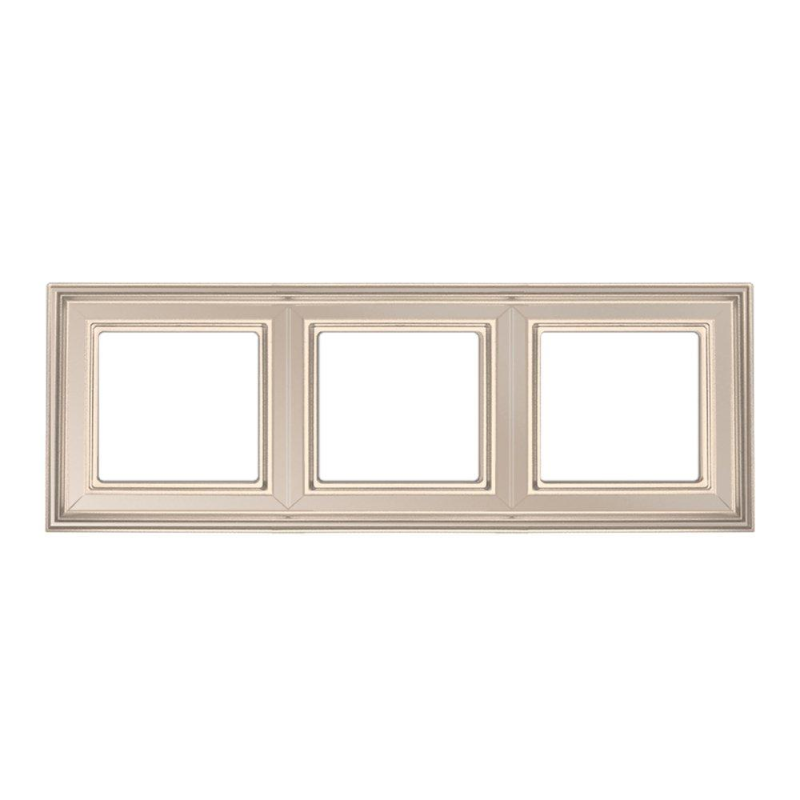 Рамка 3 пости JUNG ECO PROFI DECO шампань EPD483CH