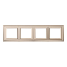 Рамка 4 пости JUNG ECO PROFI DECO шампань EPD484CH