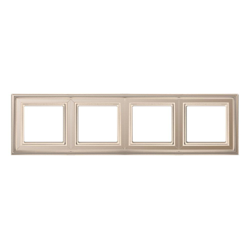 Рамка 4 пости JUNG ECO PROFI DECO шампань EPD484CH