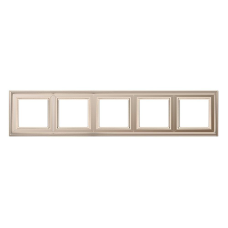 Рамка 5 постів JUNG ECO PROFI DECO шампань EPD485CH