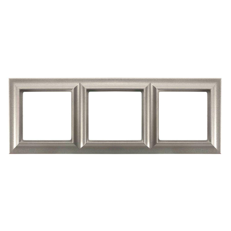 Рамка 3 пости JUNG ECO PROFI STANDART шампань EPS483CH Рамка 3 пости JUNG ECO PROFI STANDART шампань EPS483CH