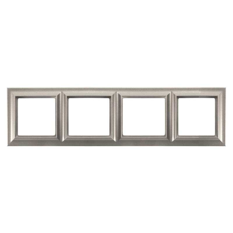 Рамка 4 пости JUNG ECO PROFI STANDART шампань EPS484CH Рамка 4 пости JUNG ECO PROFI STANDART шампань EPS484CH