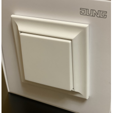 Рамка 1 пост JUNG ECO PROFI STANDART білий матовий EPS481WWM