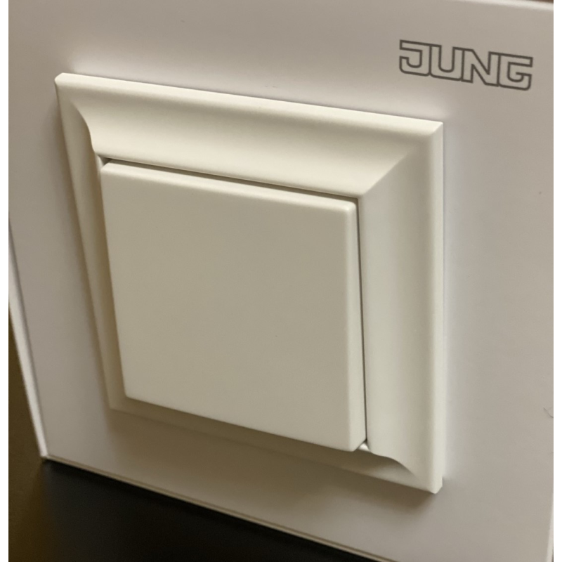 Рамка 1 пост JUNG ECO PROFI STANDART білий матовий EPS481WWM