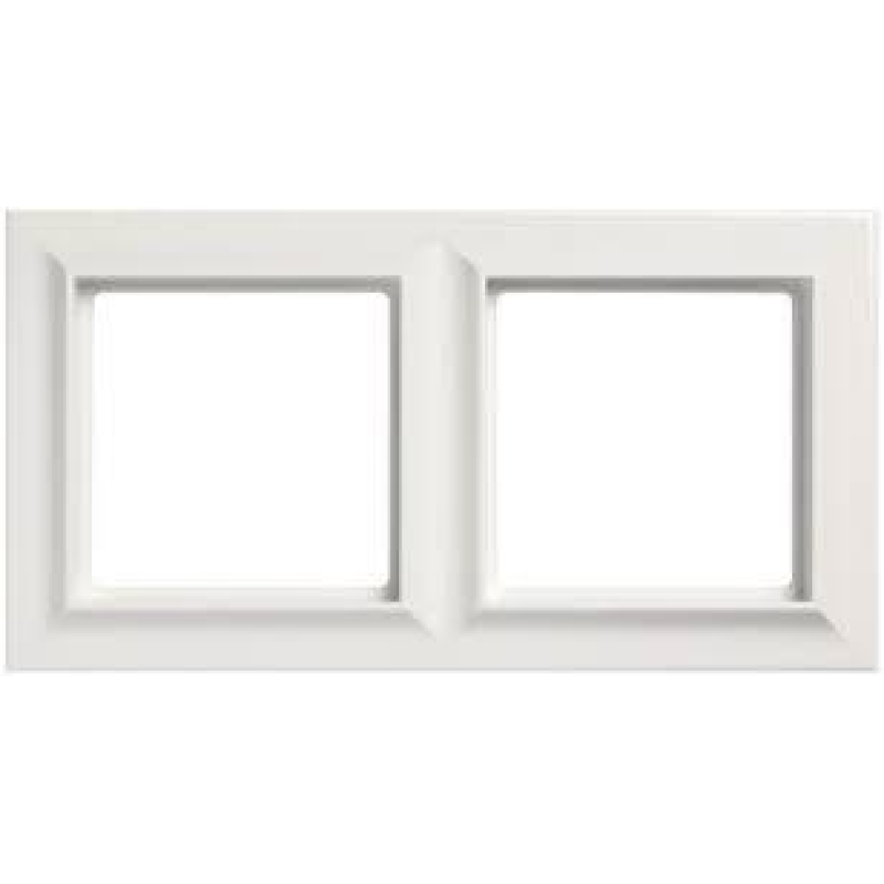 Рамка 2 пости JUNG ECO PROFI STANDART білий матовий EPS482WWM