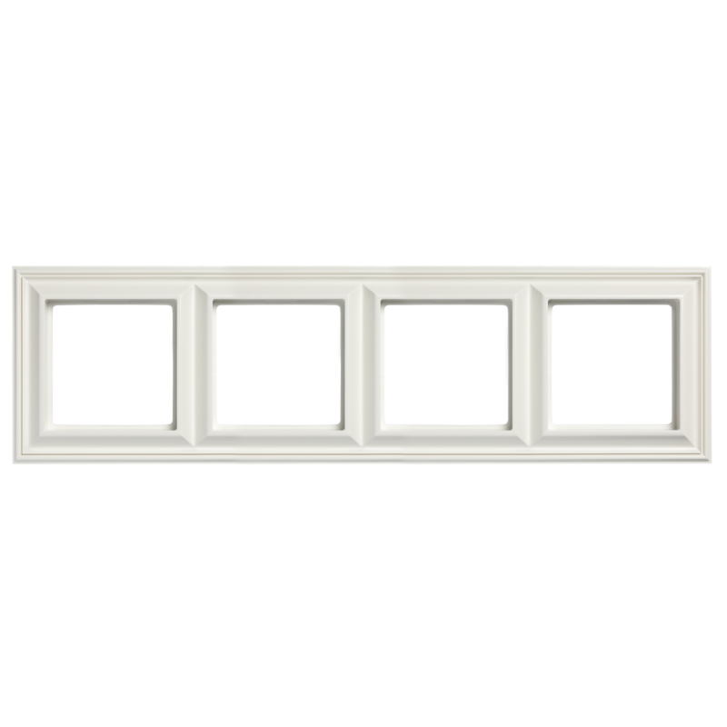 Рамка 4 пости JUNG ECO PROFI DECO білий матовий EPD484WWM