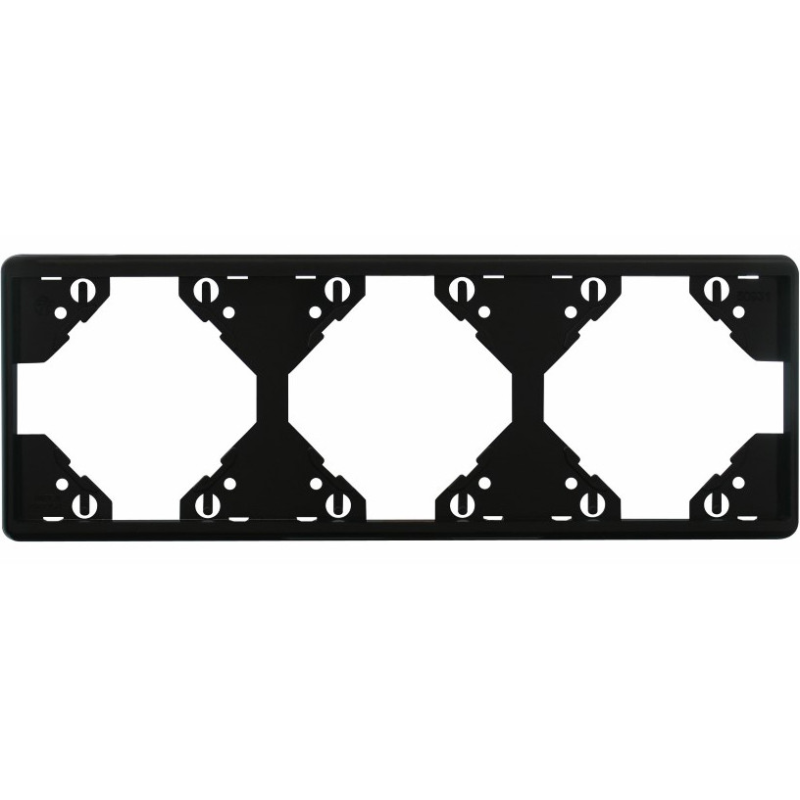 Рамка 3-міс. горизонт. Чорний, 50931 TPT, Efapel APOLO 5000 Рамка 3-міс. горизонт. Чорний, 50931 TPT, Efapel APOLO 5000