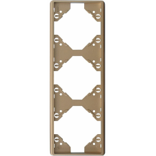 Рамка 3-міс. котик. Шампань, 50932 TCH, Efapel APOLO 5000