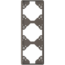 Рамка 3-міс. котик. Графіт, 50932 TGR, Efapel APOLO 5000