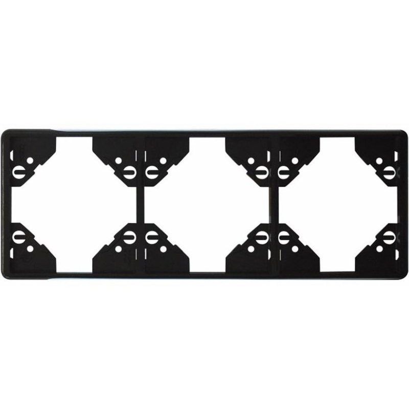 Рамка 3-міс. котик. Чорний матовий, 50932 TPM, Efapel APOLO 5000 Рамка 3-міс. котик. Чорний матовий, 50932 TPM, Efapel APOLO 5000