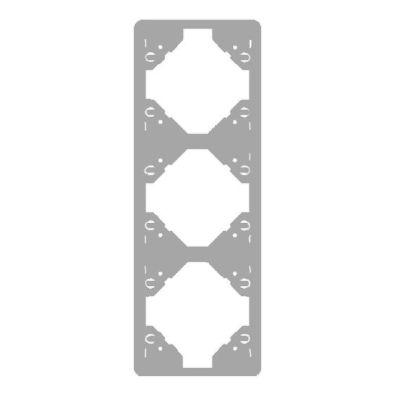 Рамка 3-міс. котик. Срібло, 50932 TPR, Efapel APOLO 5000 Рамка 3-міс. котик. Срібло, 50932 TPR, Efapel APOLO 5000