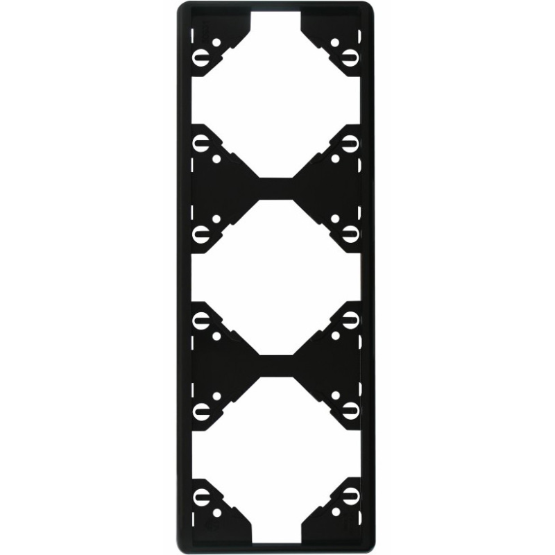 Рамка 3-міс. котик. Чорний, 50932 TPT, Efapel APOLO 5000 Рамка 3-міс. котик. Чорний, 50932 TPT, Efapel APOLO 5000