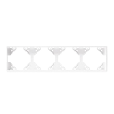 Рамка 4-міс. горизонт. Білий матовий, 50941 TBM, Efapel APOLO 5000