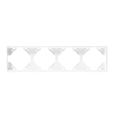 Рамка 4-міс. горизонт. Белый, 50941 TBR, Efapel APOLO 5000