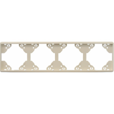 Рамка 4-міс. горизонт. Слонова кістка, 50941 TMF, Efapel APOLO 5000