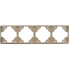 Рамка 4-міс. горизонт. Платина, 50941 TPL, Efapel APOLO 5000