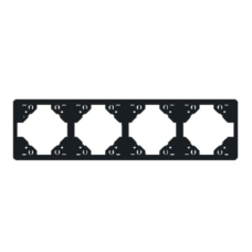 Рамка 4-міс. горизонт. Чорний матовий, 50941 TPM, Efapel APOLO 5000