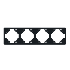 Рамка 4-міс. горизонт. Чорний, 50941 TPT, Efapel APOLO 5000