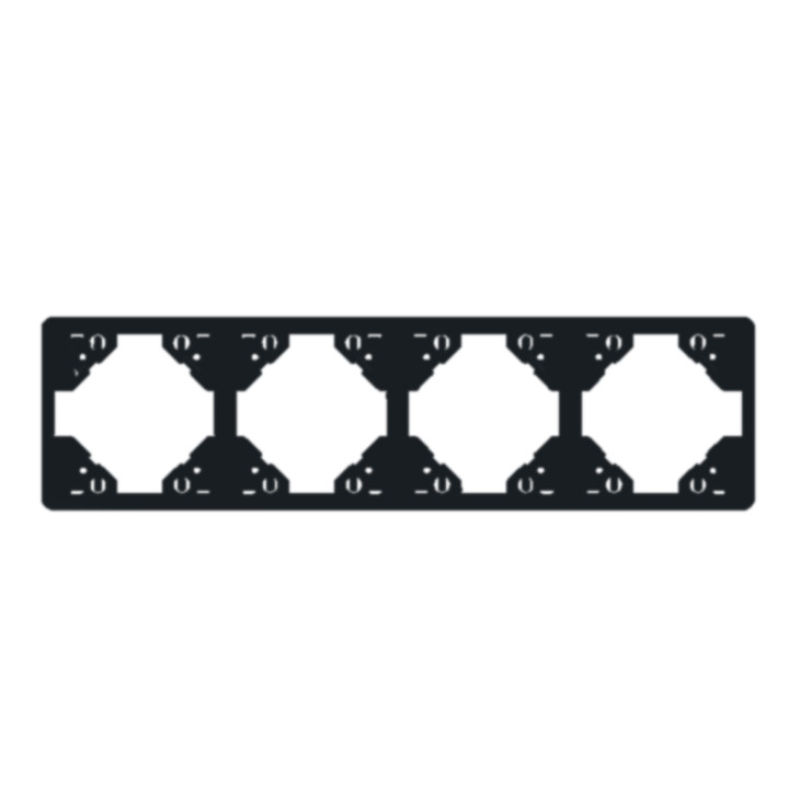 Рамка 4-міс. горизонт. Чорний, 50941 TPT, Efapel APOLO 5000 Рамка 4-міс. горизонт. Чорний, 50941 TPT, Efapel APOLO 5000