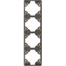 Рамка 4-міс. котик. Графіт, 50942 TGR, Efapel APOLO 5000