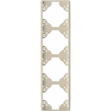 Рамка 4-міс. котик. Слонова кістка, 50942 TMF, Efapel APOLO 5000