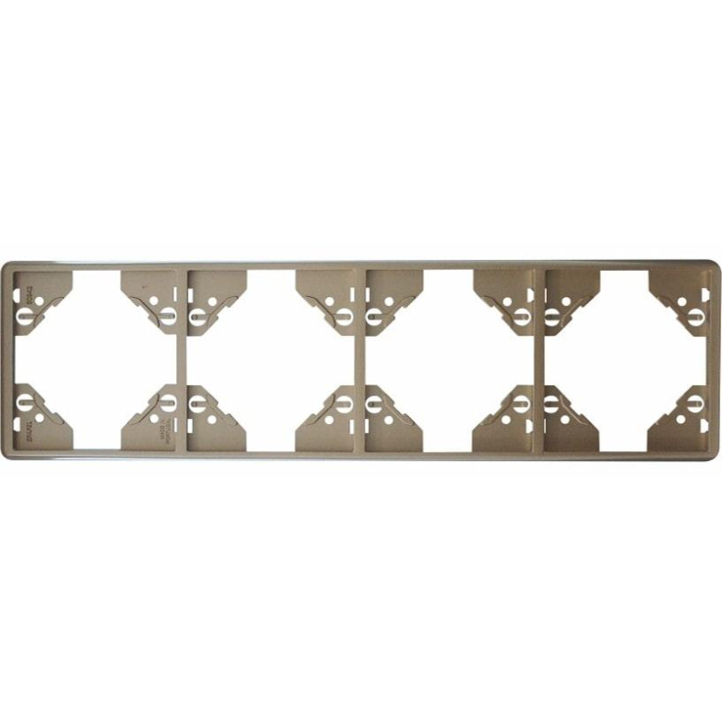 Рамка 4-міс. котик. Платина, 50942 TPL, Efapel APOLO 5000 Рамка 4-міс. котик. Платина, 50942 TPL, Efapel APOLO 5000