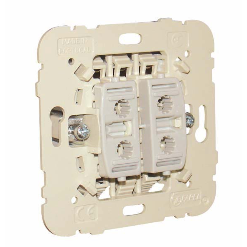 Механізм жалюзі з ел. блокуванням 2кл LOGUS 10 A 250V, 21281, Efapel Механізм жалюзі з ел. блокуванням 2кл LOGUS 10 A 250V, 21281, Efapel