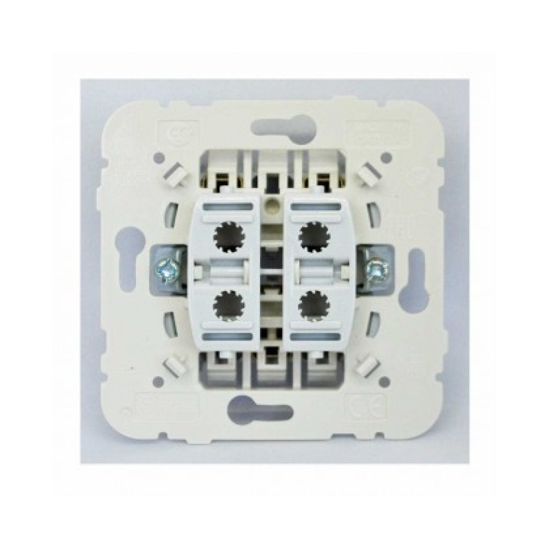 Механізм перемикання. 10A-250V з механ. й електролектр. блокуванням (для жалюзі), 21290, Efapel LOGUS 90 Механізм перемикання. 10A-250V з механ. й електролектр. блокуванням (для жалюзі), 21290, Efapel LOGUS 90