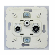 Механізм розетки телевізійон. кінцевий LOGUS R-TV-SAT під“єднаний. “звезда“, 21543, Efapel