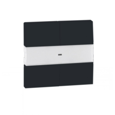 Клавіша вимикача 4-кнопкова Чорна матова, 50600 TPM, Efapel APOLO 5000